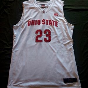 Nike Elite Lebron X #23 Ohio State Jersey